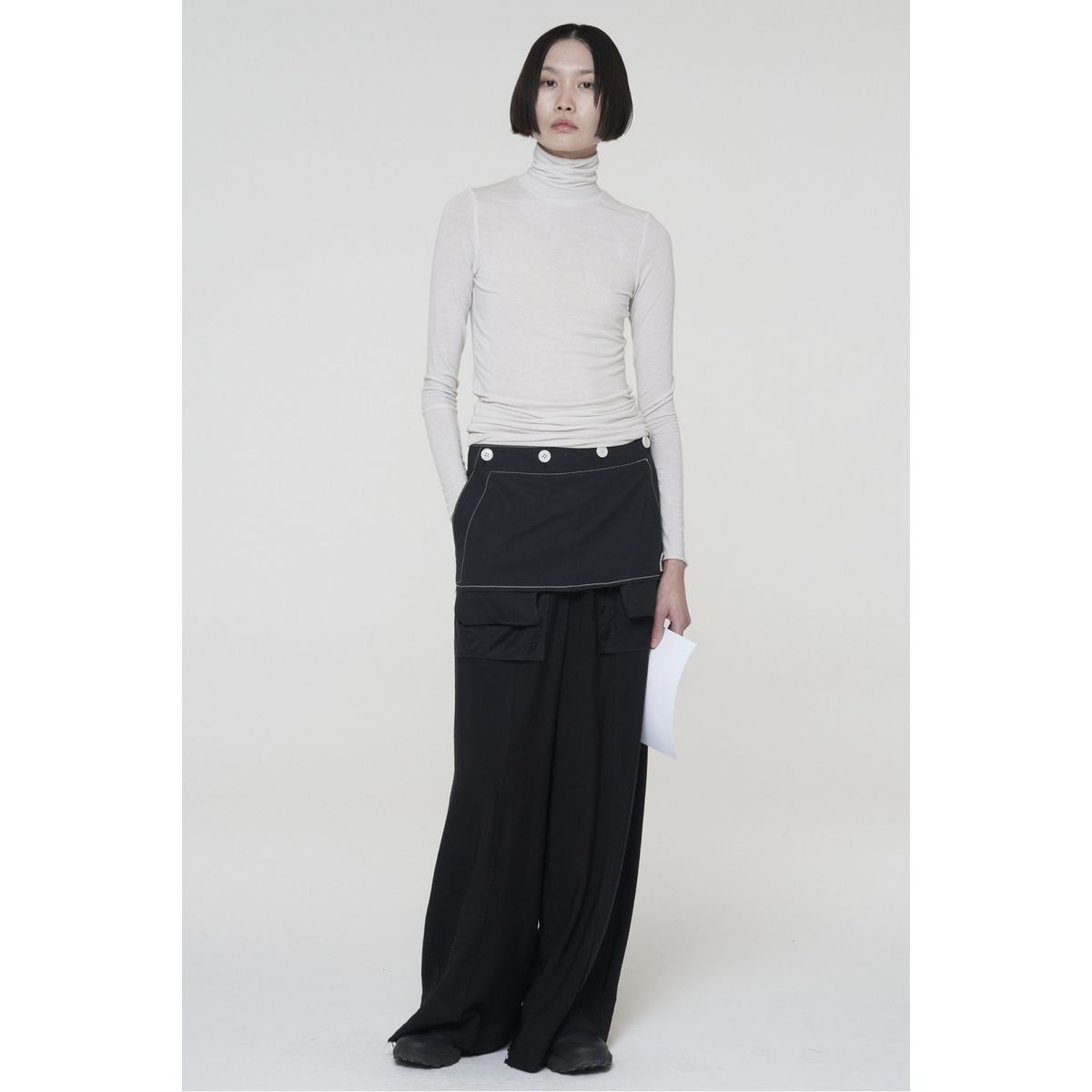 래코드(RECODE) Angel Wool Jersey Top_RQTAX24522IVX
