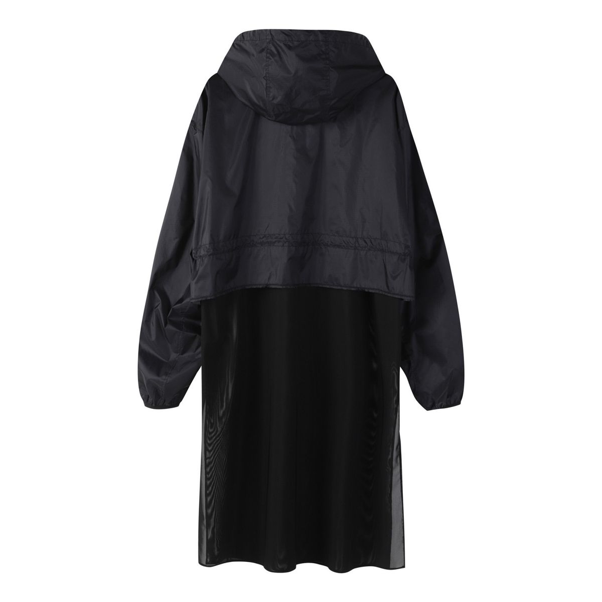 래코드(RECODE) Crop Anorak Mesh Jumper_RQUAS24504BKX