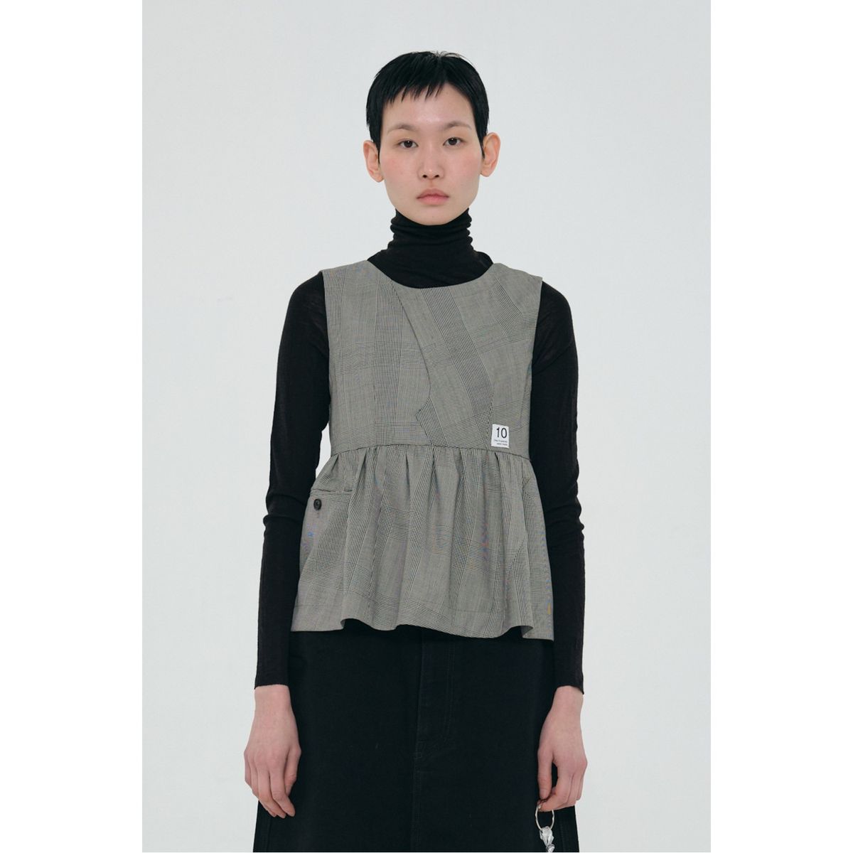 래코드(RECODE) Plum Sleeveless Top_R0SAS24203GYX