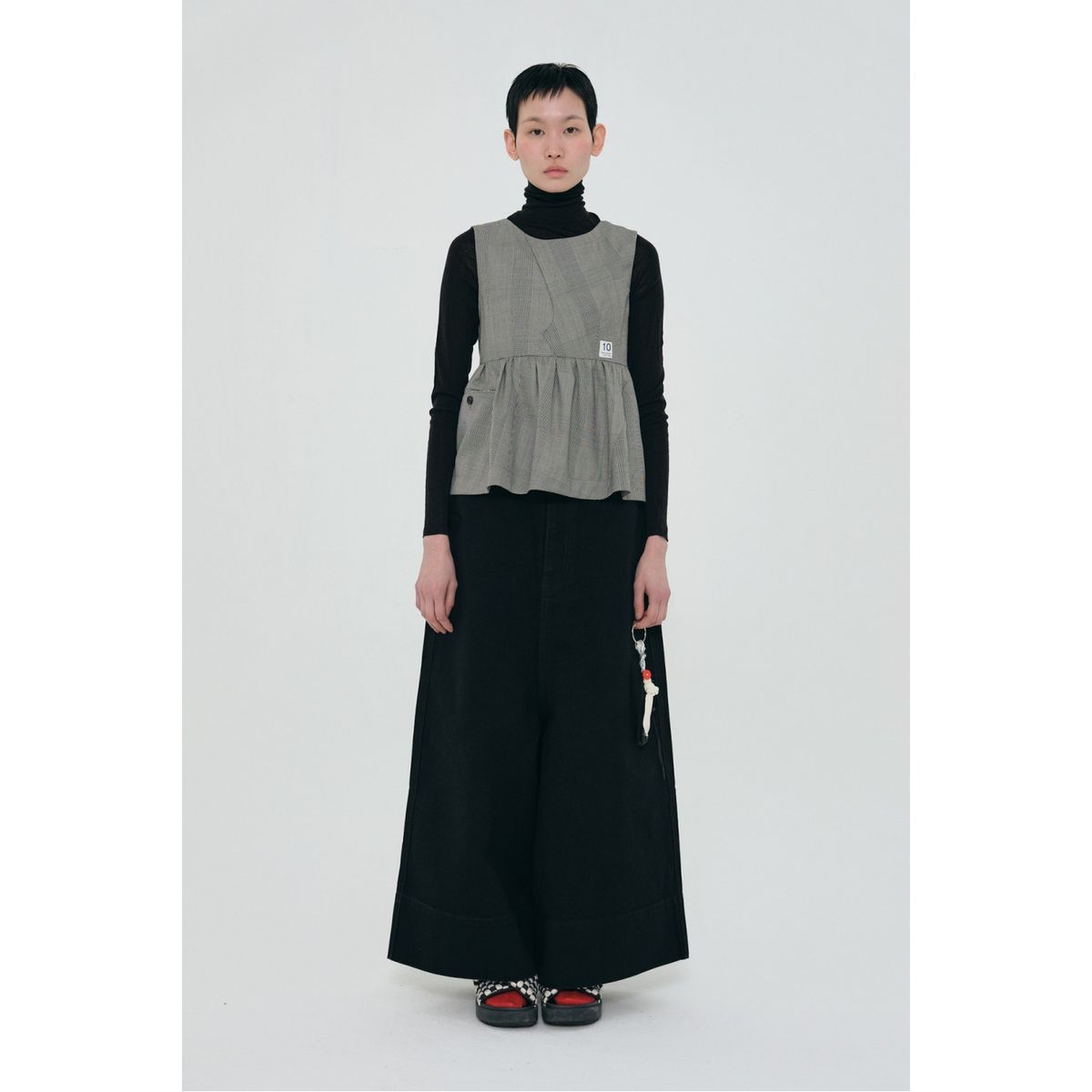 래코드(RECODE) Plum Sleeveless Top_R0SAS24203GYX