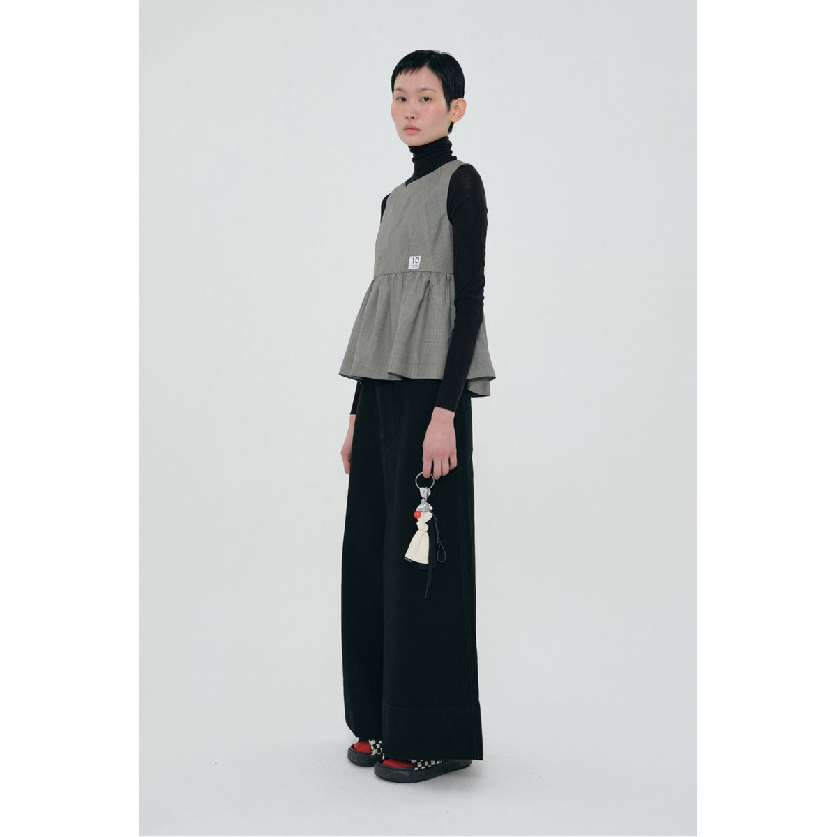 래코드(RECODE) Plum Sleeveless Top_R0SAS24203GYX