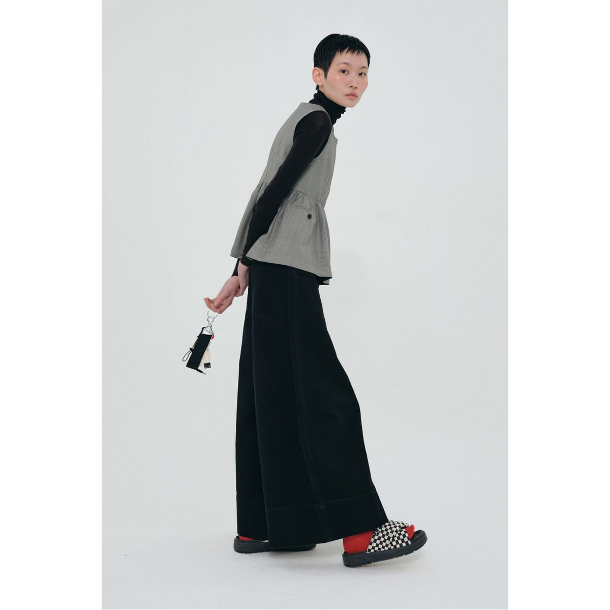 래코드(RECODE) Plum Sleeveless Top_R0SAS24203GYX