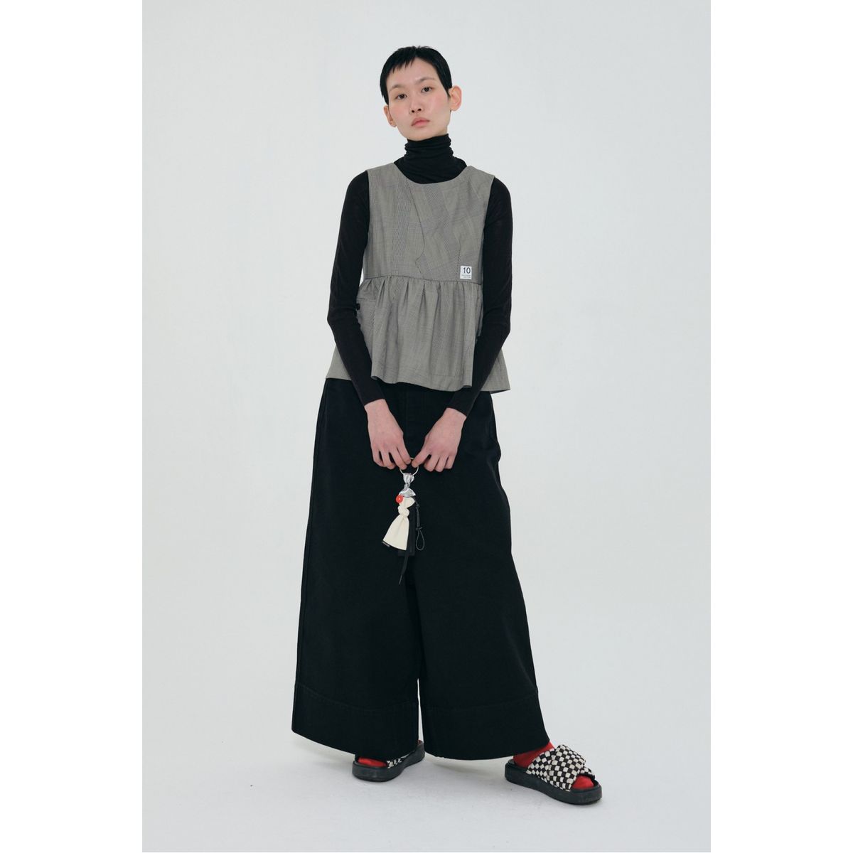 래코드(RECODE) Plum Sleeveless Top_R0SAS24203GYX
