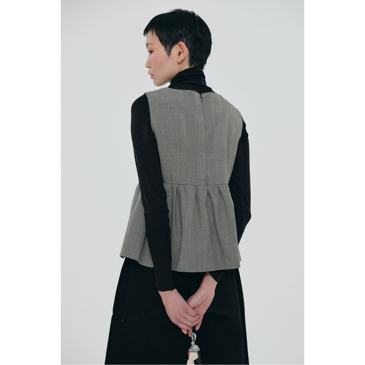 래코드(RECODE) Plum Sleeveless Top_R0SAS24203GYX