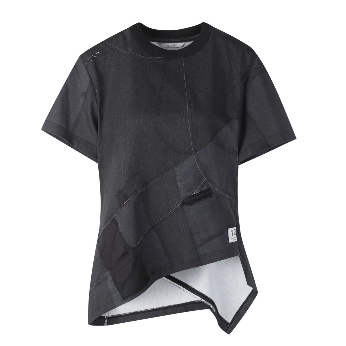 래코드(RECODE) Puzzle Jersey Top_RJTAM24524BKX