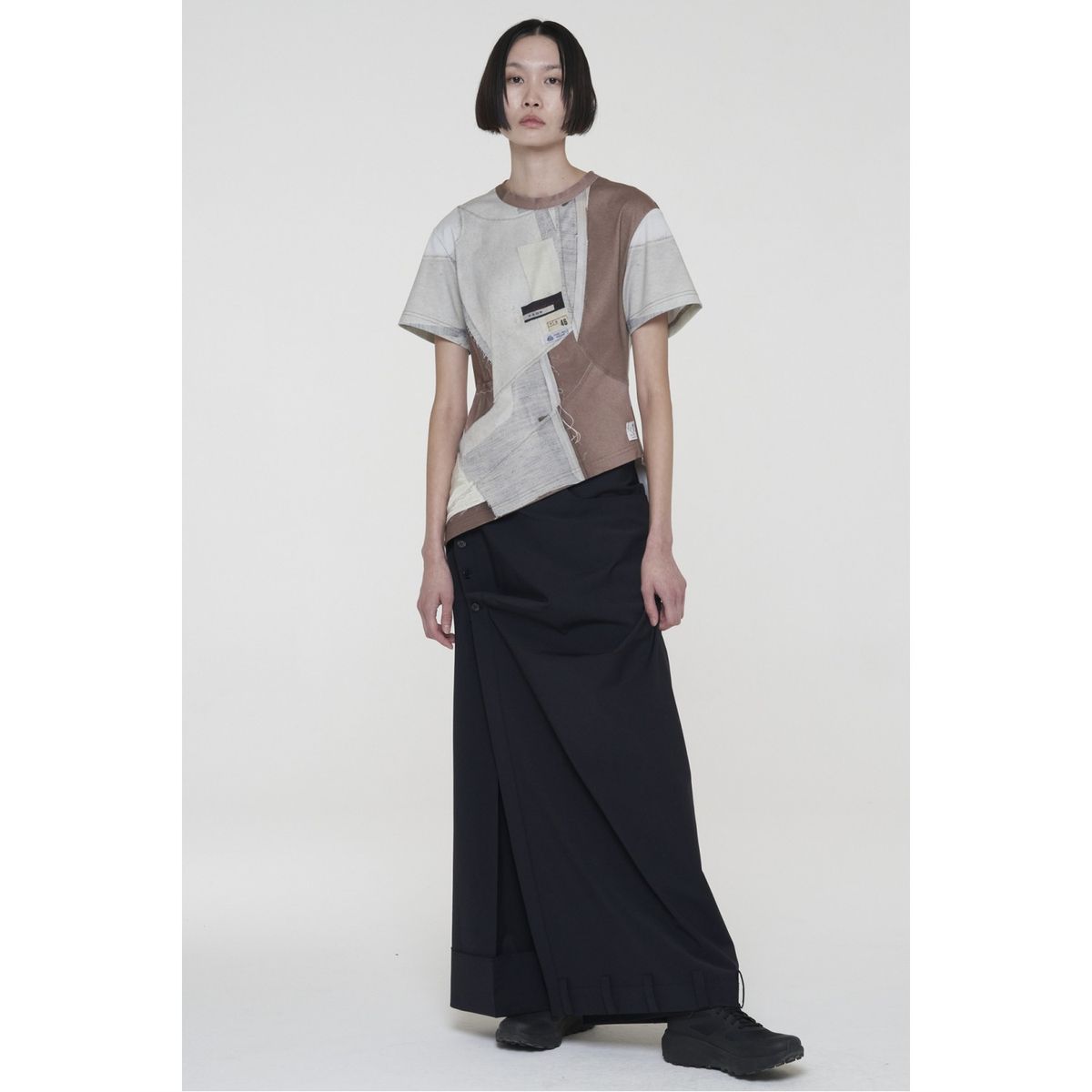 래코드(RECODE) Puzzle Jersey Top_RJTAM24524BEX