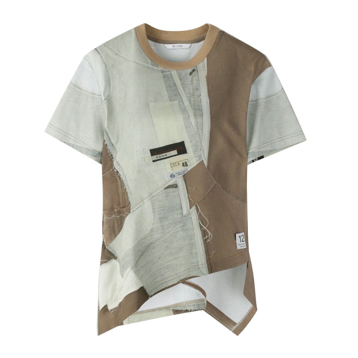 래코드(RECODE) Puzzle Jersey Top_RJTAM24524BEX