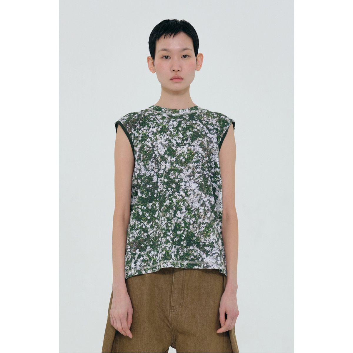 래코드(RECODE) Turn Around T-Shirts_R0TAS24205BKX