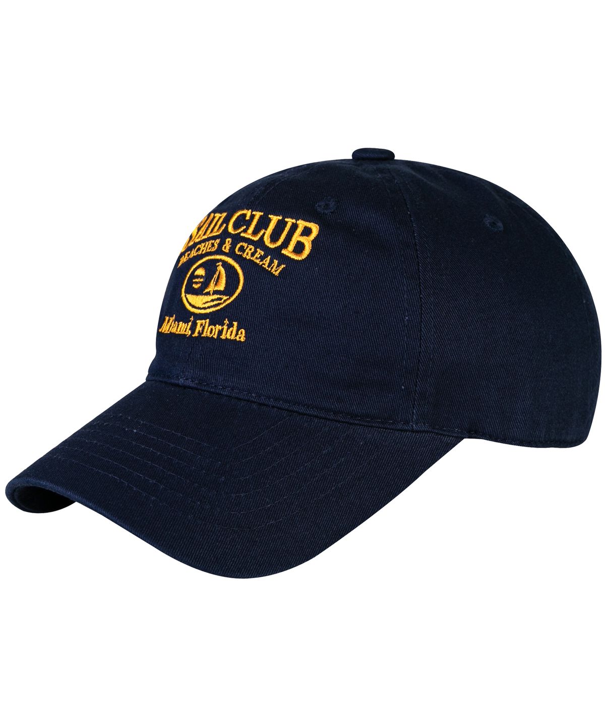 비치스앤크림(BEACHESANDCREAM) SAIL CLUB BALL CAP-NAVY