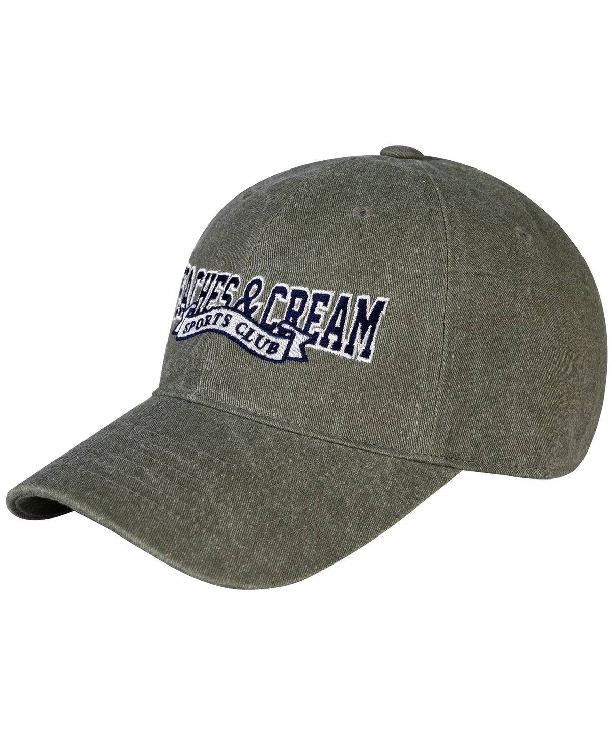 비치스앤크림(BEACHESANDCREAM) SPORTS CLUB PIGMENT BALL CAP-KHAKI
