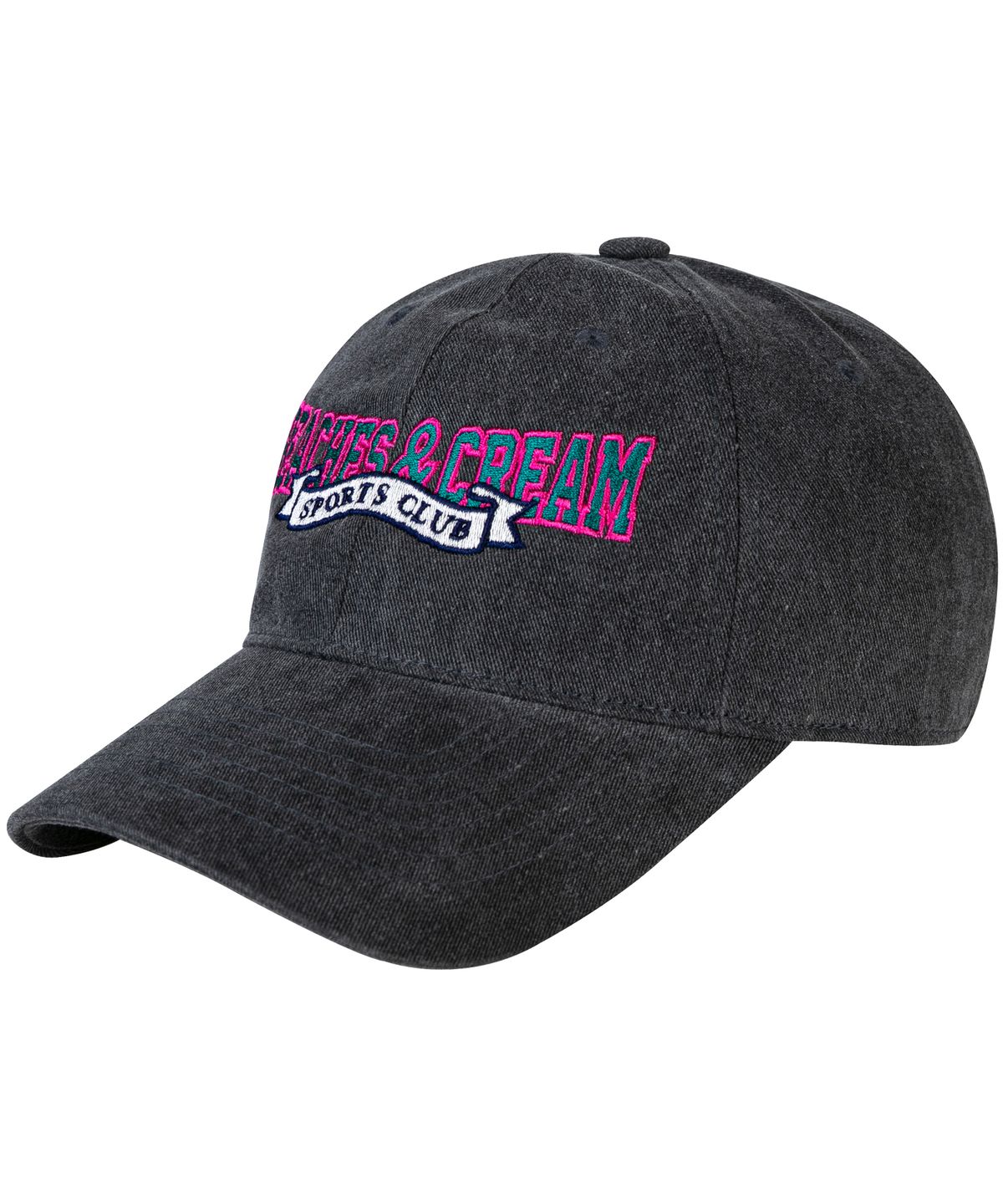 비치스앤크림(BEACHESANDCREAM) SPORTS CLUB PIGMENT BALL CAP-CHARCOAL