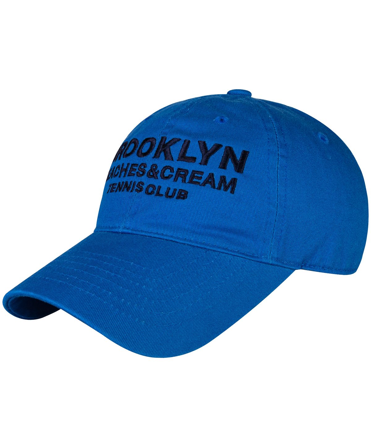 비치스앤크림(BEACHESANDCREAM) BROOKLYN TENNIS CLUB BALL CAP-BLUE