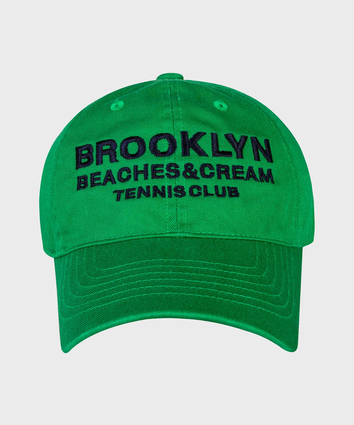 비치스앤크림(BEACHESANDCREAM) BROOKLYN TENNIS CLUB BALL CAP-GREEN