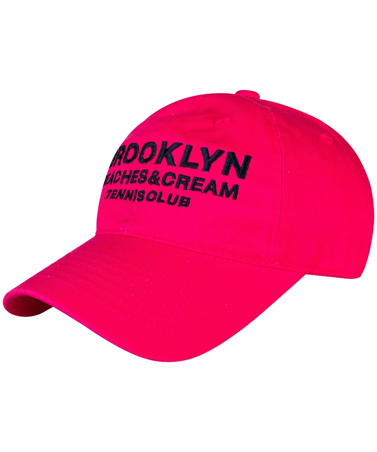 비치스앤크림(BEACHESANDCREAM) BROOKLYN TENNIS CLUB BALL CAP-HOT PINK