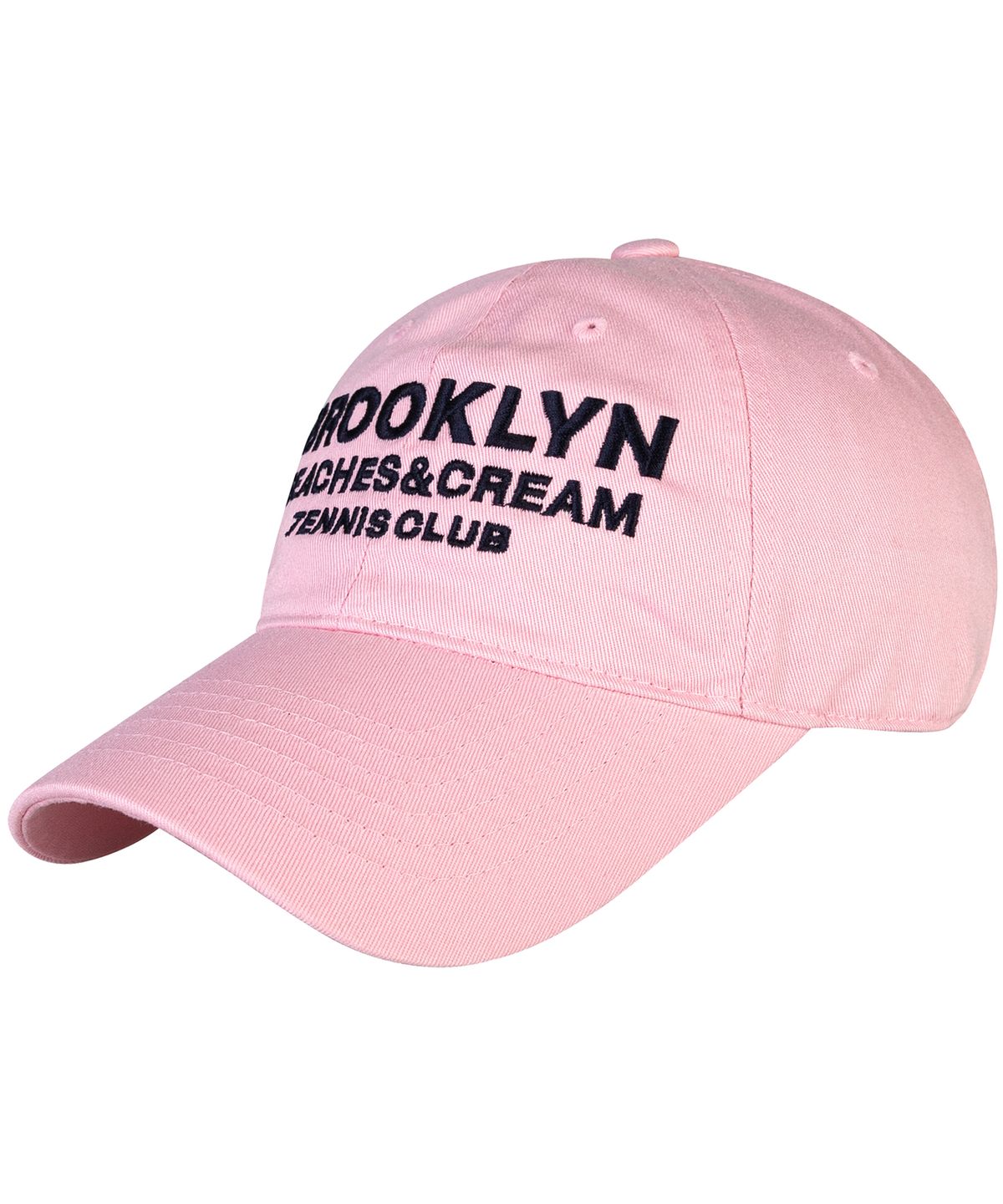 비치스앤크림(BEACHESANDCREAM) BROOKLYN TENNIS CLUB BALL CAP-LIGHT PINK