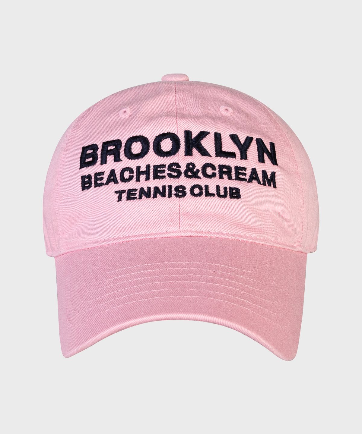 비치스앤크림(BEACHESANDCREAM) BROOKLYN TENNIS CLUB BALL CAP-LIGHT PINK
