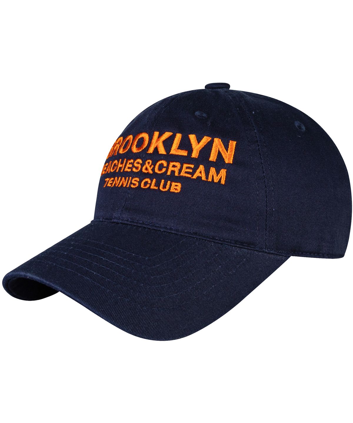 비치스앤크림(BEACHESANDCREAM) BROOKLYN TENNIS CLUB BALL CAP-NAVY