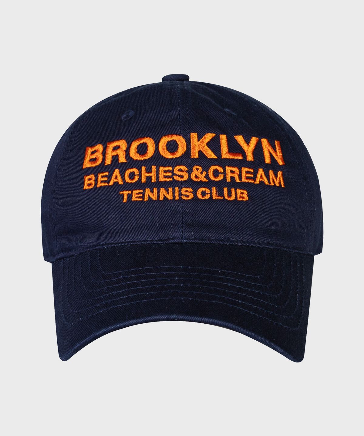 비치스앤크림(BEACHESANDCREAM) BROOKLYN TENNIS CLUB BALL CAP-NAVY