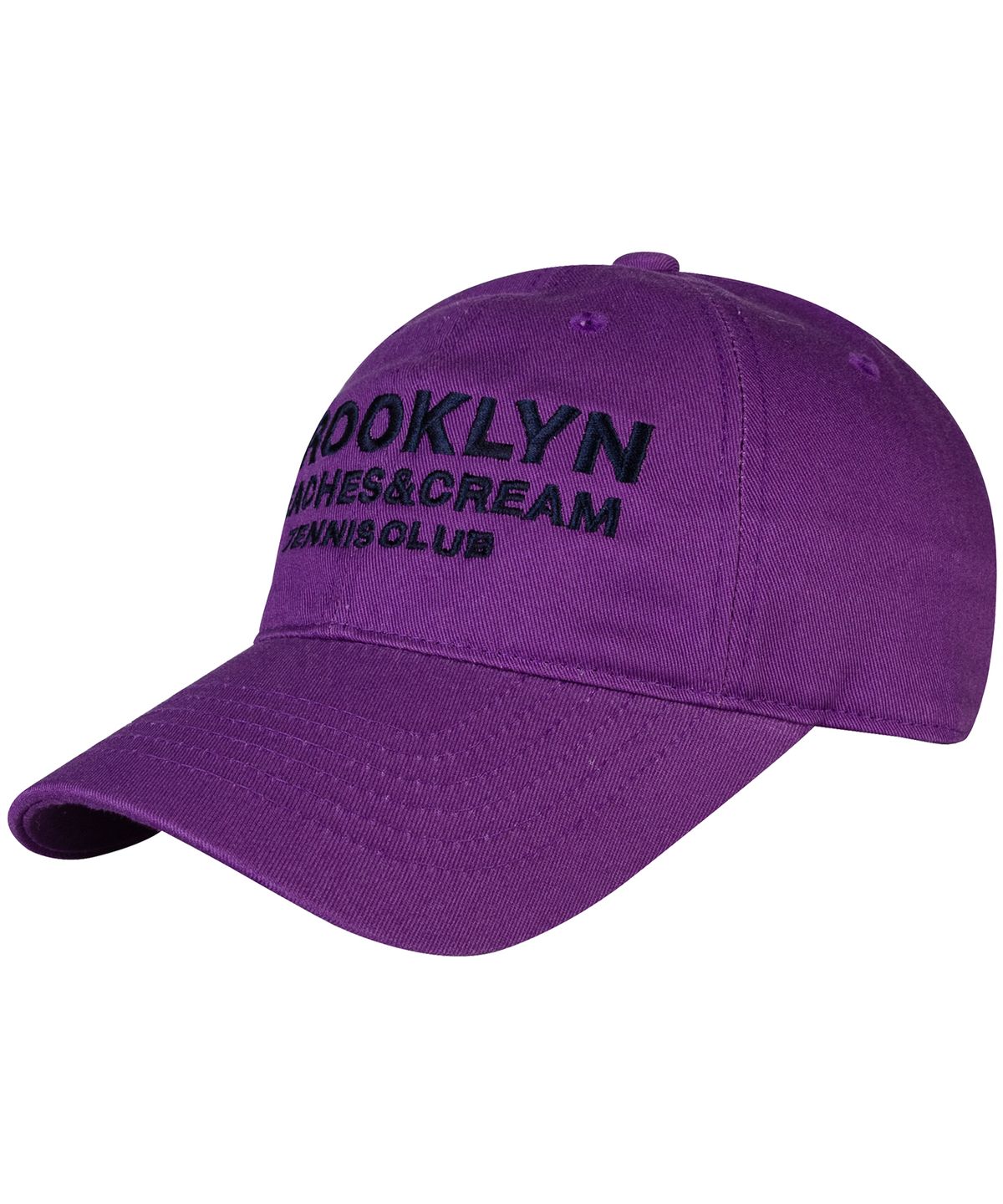 비치스앤크림(BEACHESANDCREAM) BROOKLYN TENNIS CLUB BALL CAP-PURPLE