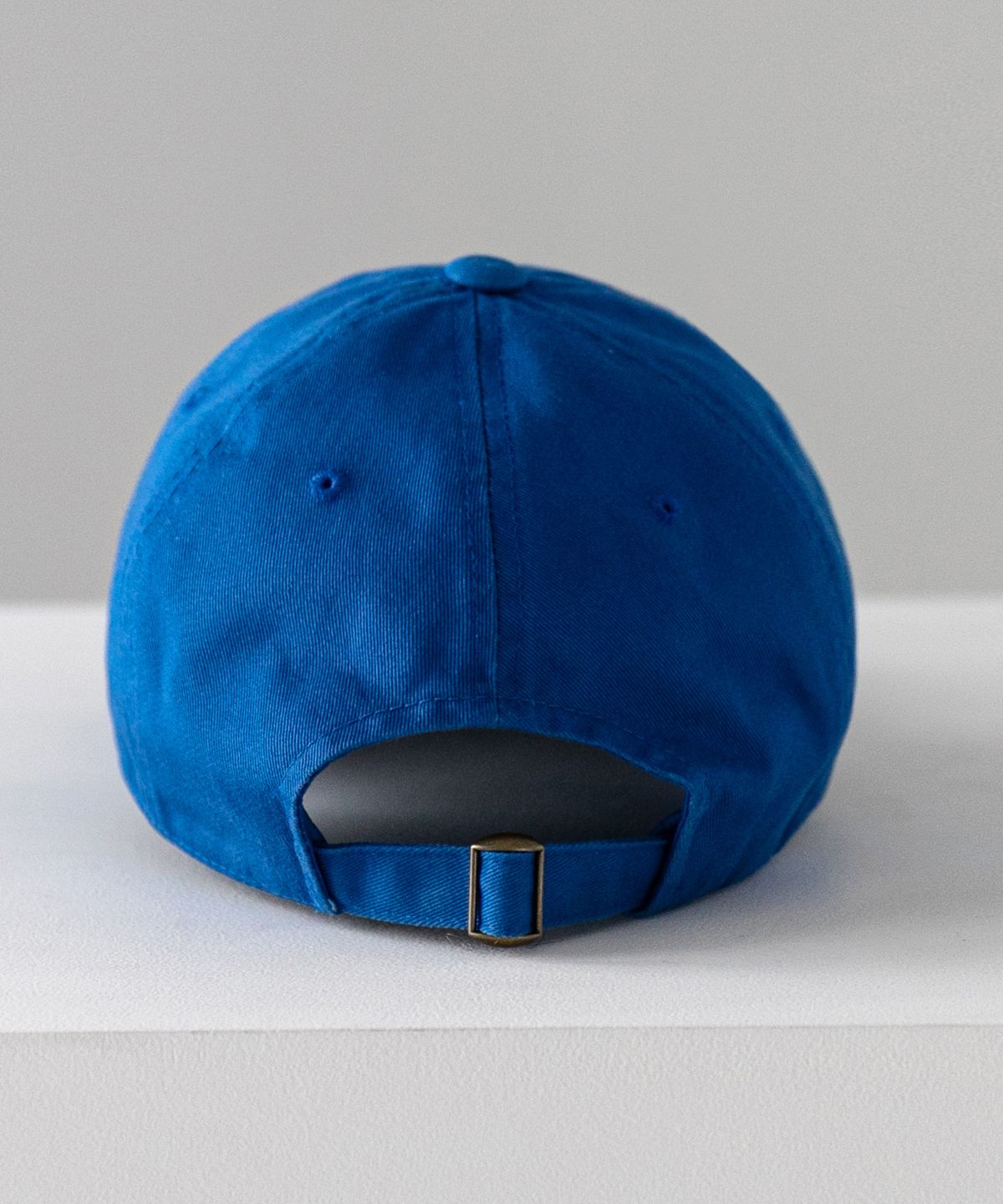 비치스앤크림(BEACHESANDCREAM) SMALL LOGO BALL CAP-BLUE