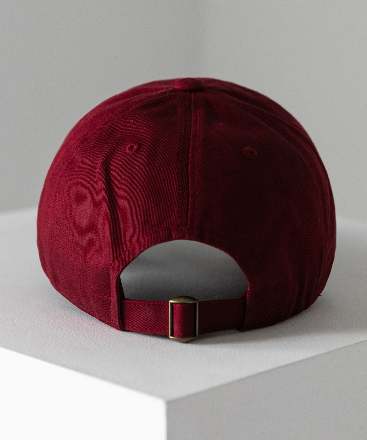 비치스앤크림(BEACHESANDCREAM) ORIGINAL LOGO BALL CAP-BURGUNDY