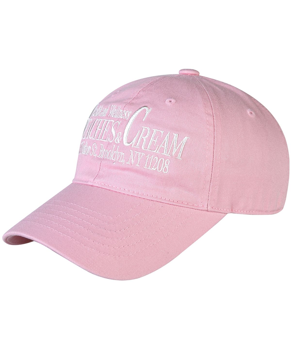 비치스앤크림(BEACHESANDCREAM) HEALTH AND WELLNESS BALL CAP-LIGHT PINK
