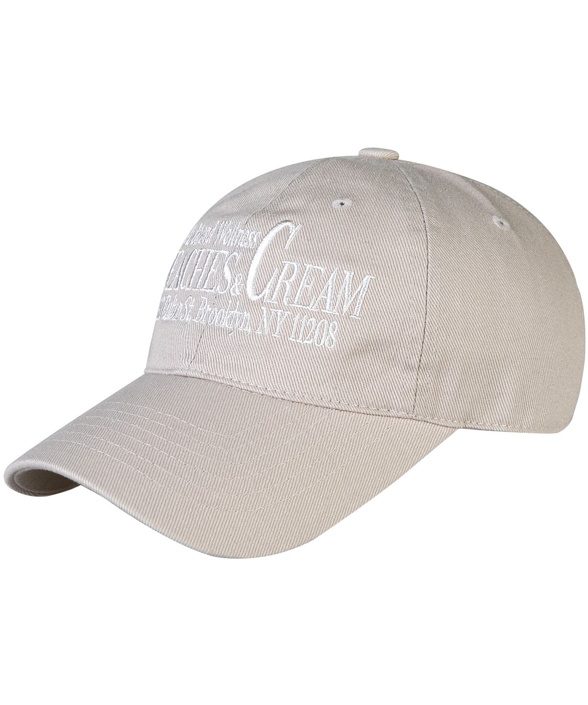 비치스앤크림(BEACHESANDCREAM) HEALTH AND WELLNESS BALL CAP-LIGHT BEIGE