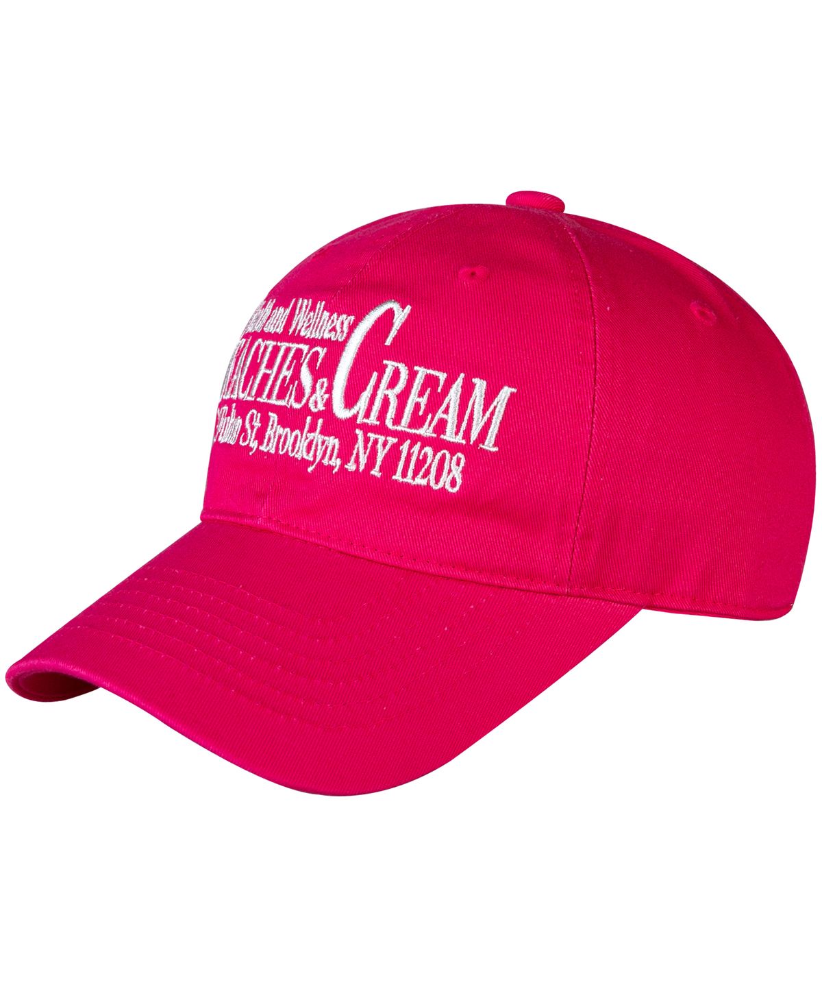 비치스앤크림(BEACHESANDCREAM) HEALTH AND WELLNESS BALL CAP-HOT PINK