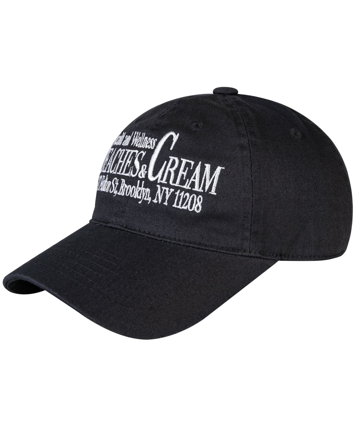 비치스앤크림(BEACHESANDCREAM) HEALTH AND WELLNESS BALL CAP-CHARCOAL