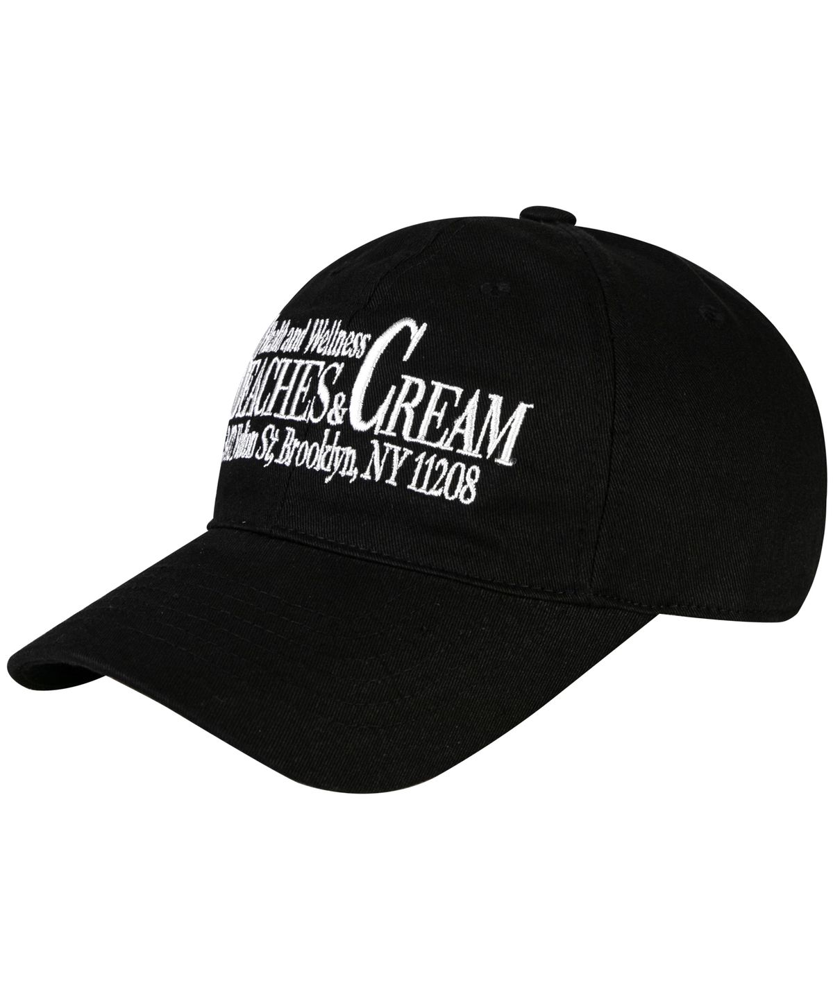 비치스앤크림(BEACHESANDCREAM) HEALTH AND WELLNESS BALL CAP-BLACK