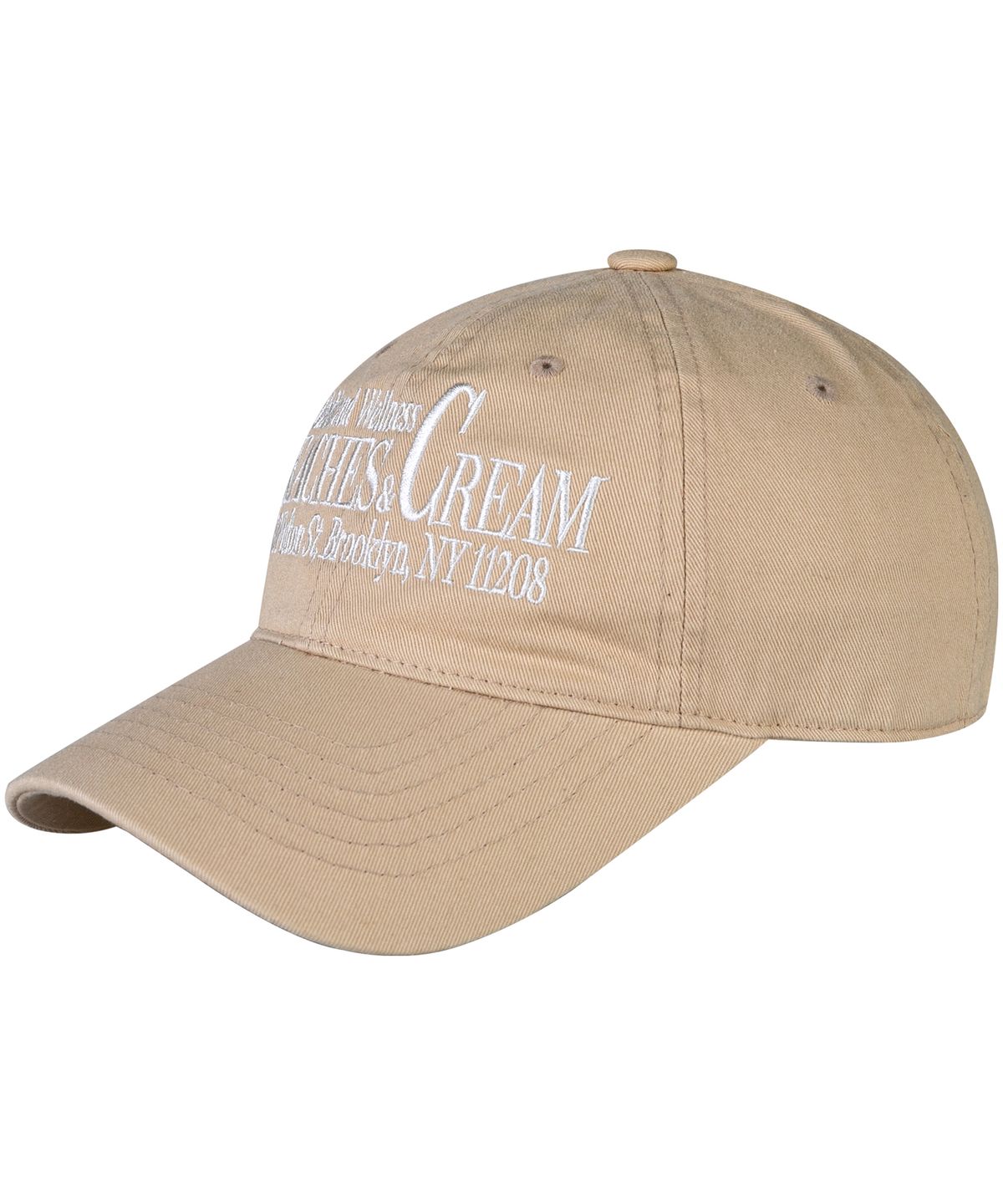 비치스앤크림(BEACHESANDCREAM) HEALTH AND WELLNESS BALL CAP-BEIGE