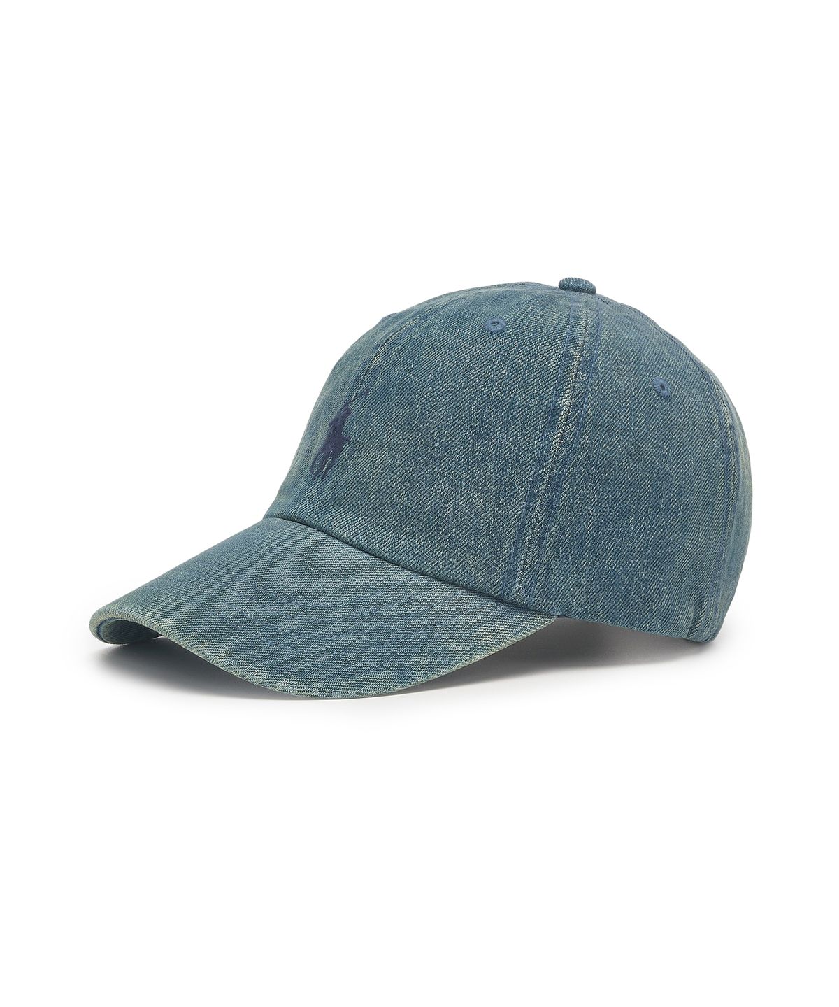 폴로 랄프 로렌(POLO RALPH LAUREN) 인디고 데님 볼 캡 - 블루