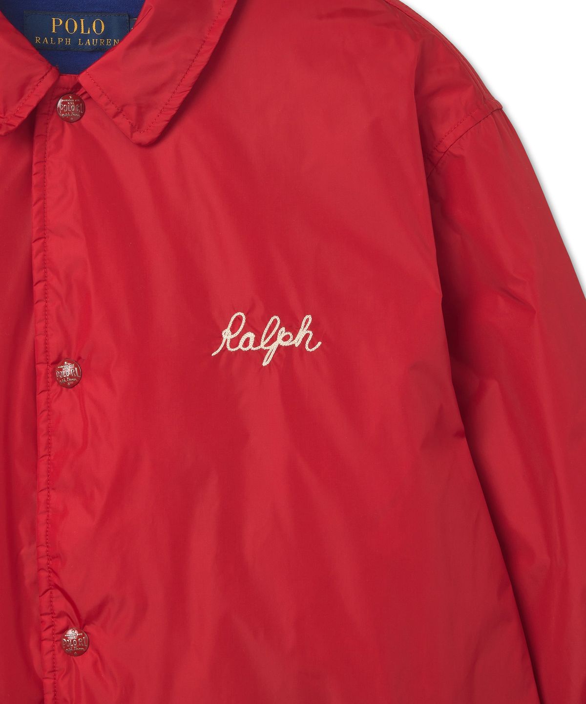 폴로 랄프 로렌(POLO RALPH LAUREN) 발수 코치 재킷 - 레드