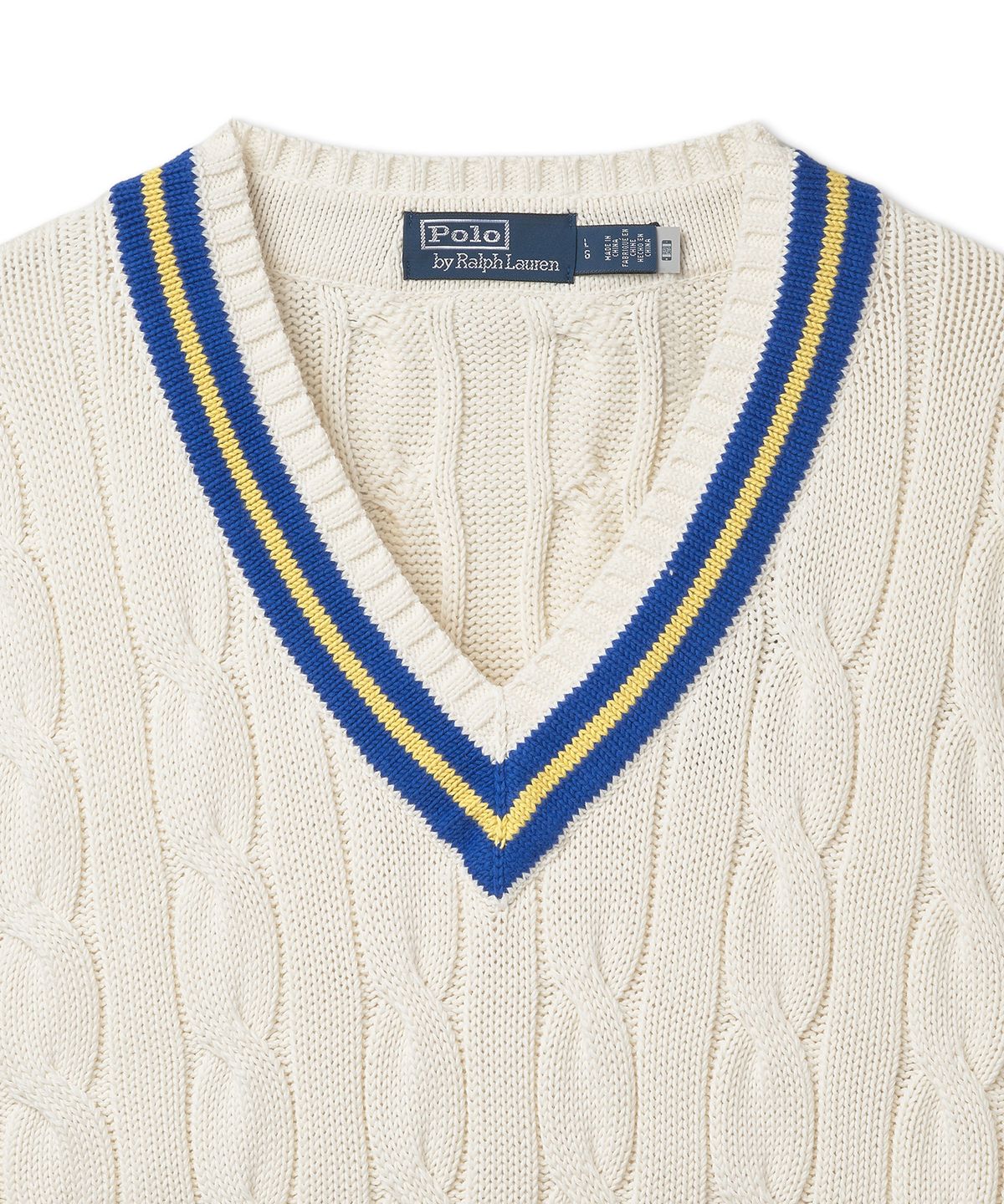 폴로 랄프 로렌(POLO RALPH LAUREN) 아이코닉 크리켓 스웨터 - 내추럴