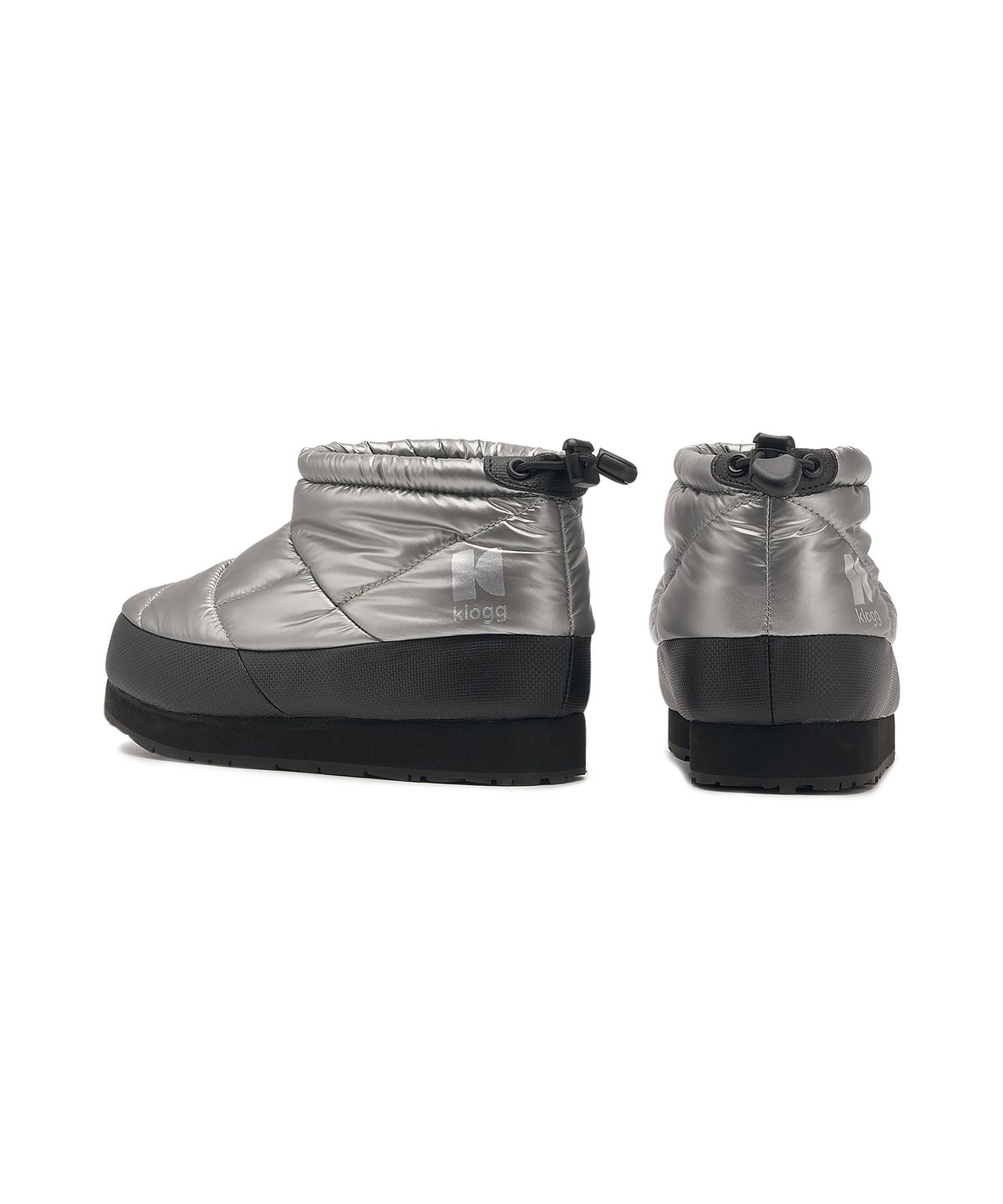 클로그(KLOGG) PUFFY MINI - METALLIC SILVER