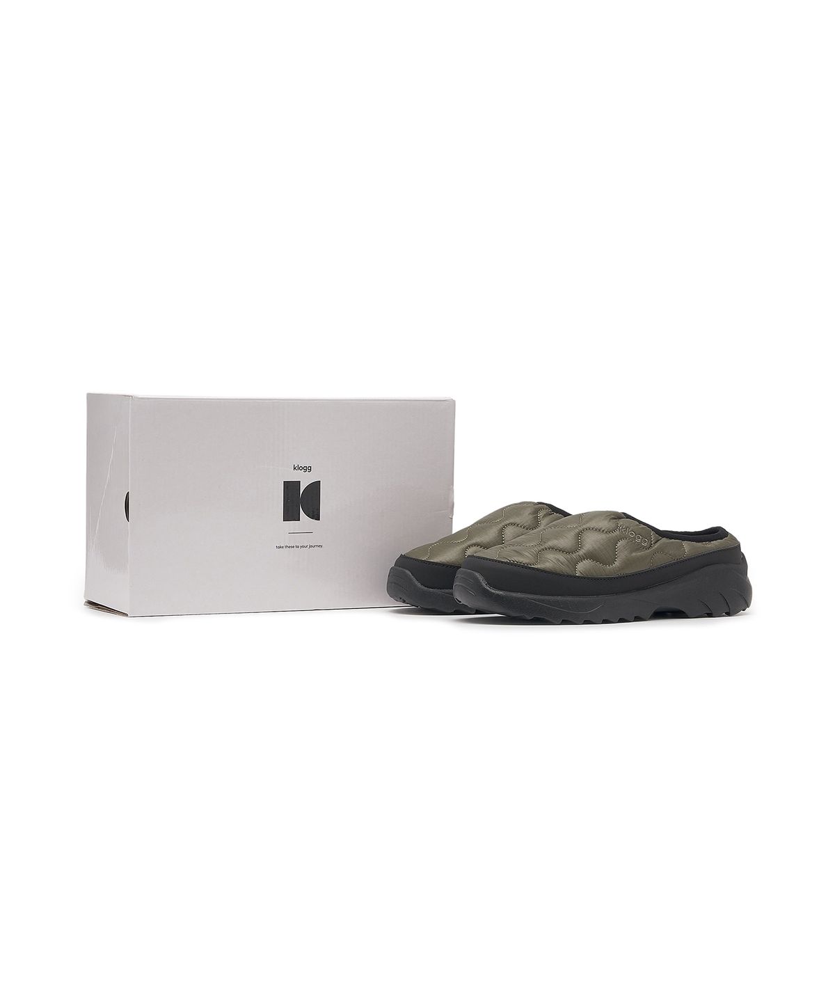 클로그(KLOGG) PUFFY MOC - OLIVE