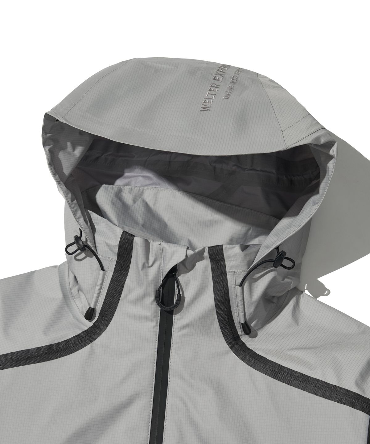 웰터 익스페리먼트(WELTER EXPERIMENT) WAVE POCKET JACKET_LIGHT GRAY_WOL054