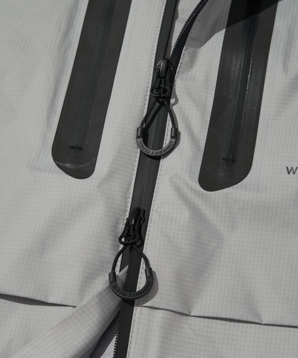 웰터 익스페리먼트(WELTER EXPERIMENT) WAVE POCKET JACKET_LIGHT GRAY_WOL054