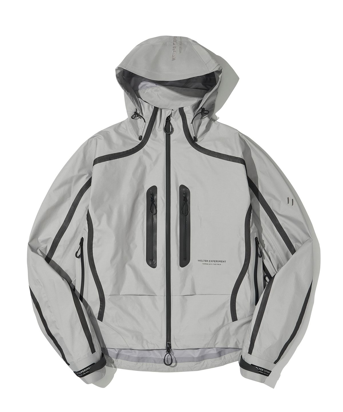 웰터 익스페리먼트(WELTER EXPERIMENT) WAVE POCKET JACKET_LIGHT GRAY_WOL054