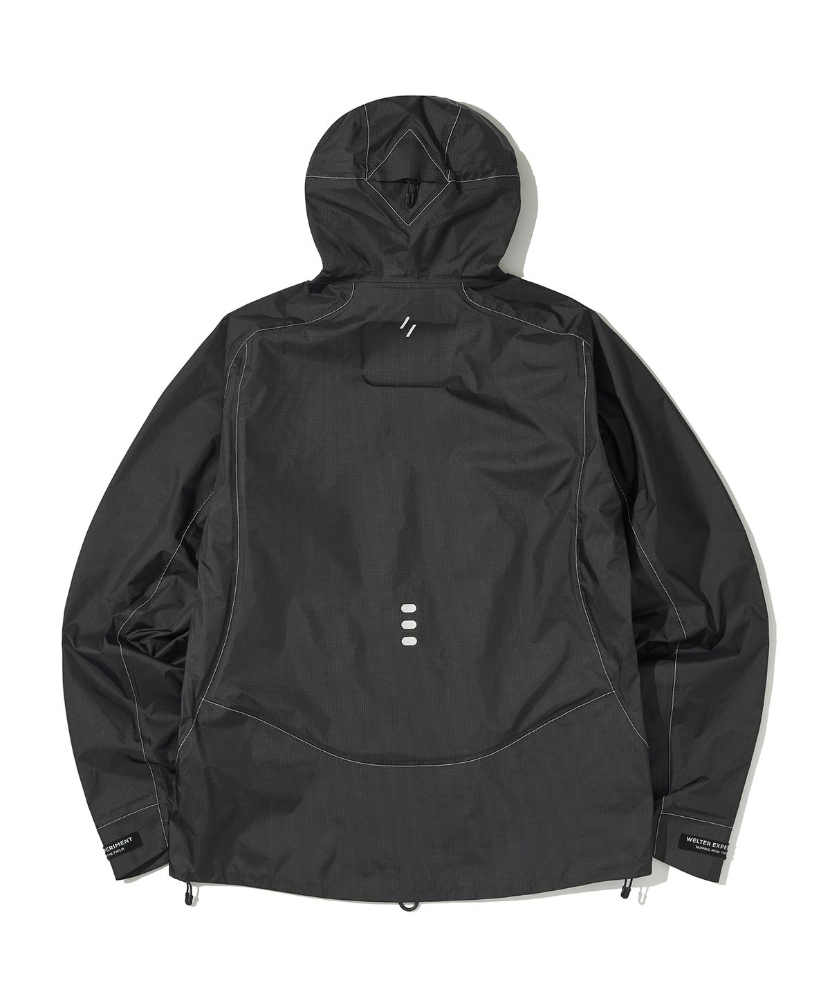 웰터 익스페리먼트(WELTER EXPERIMENT) 3LAYER REFLECTIVE STITCH JACKET_BLACK_WOL055