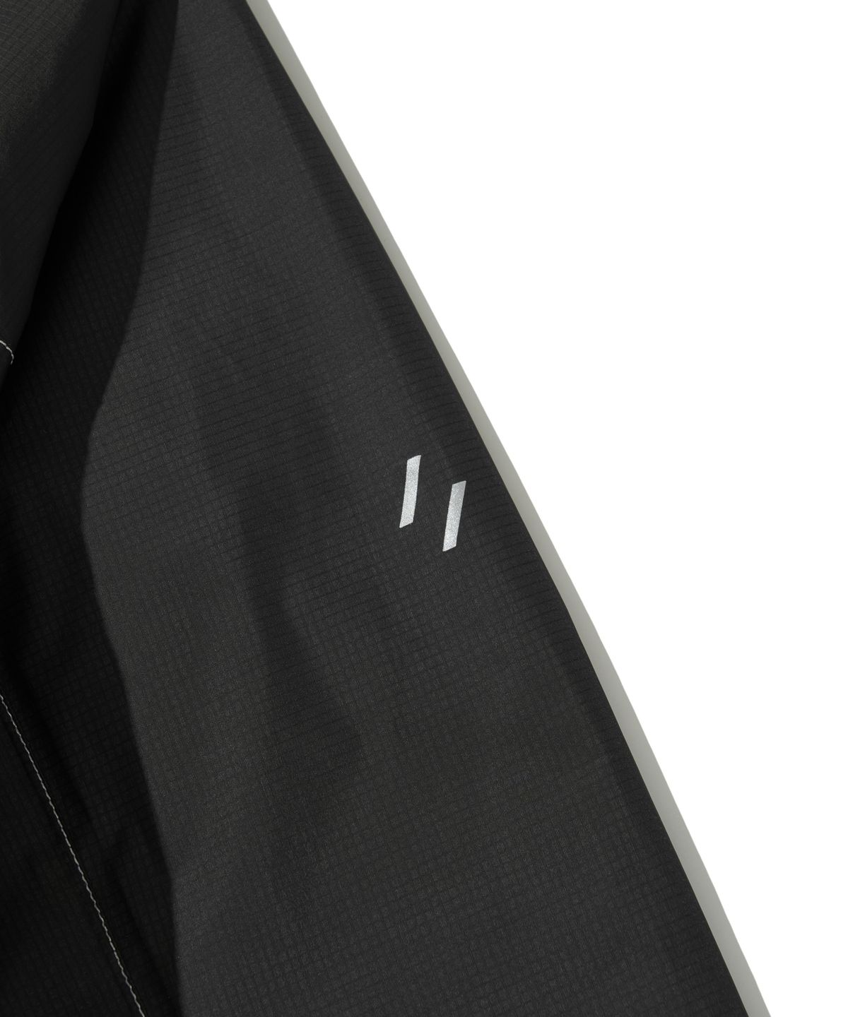웰터 익스페리먼트(WELTER EXPERIMENT) 3LAYER REFLECTIVE STITCH JACKET_BLACK_WOL055