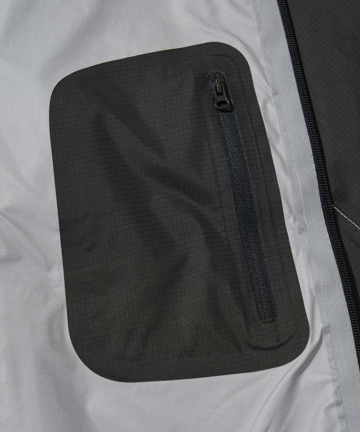 웰터 익스페리먼트(WELTER EXPERIMENT) 3LAYER REFLECTIVE STITCH JACKET_BLACK_WOL055