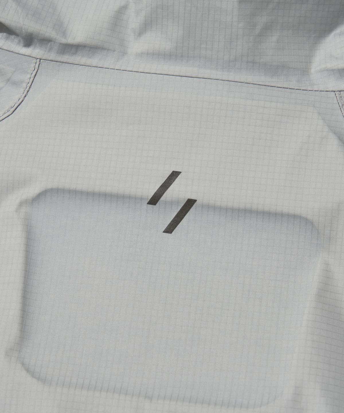 웰터 익스페리먼트(WELTER EXPERIMENT) 3LAYER REFLECTIVE STITCH JACKET_LIGHT GRAY_WOL056