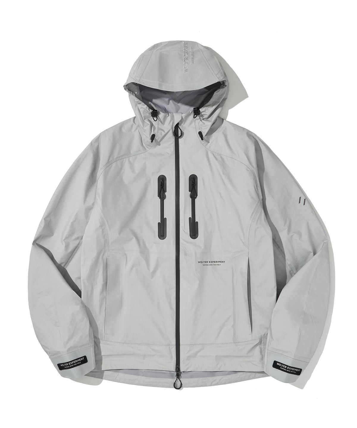 웰터 익스페리먼트(WELTER EXPERIMENT) 3LAYER REFLECTIVE STITCH JACKET_LIGHT GRAY_WOL056