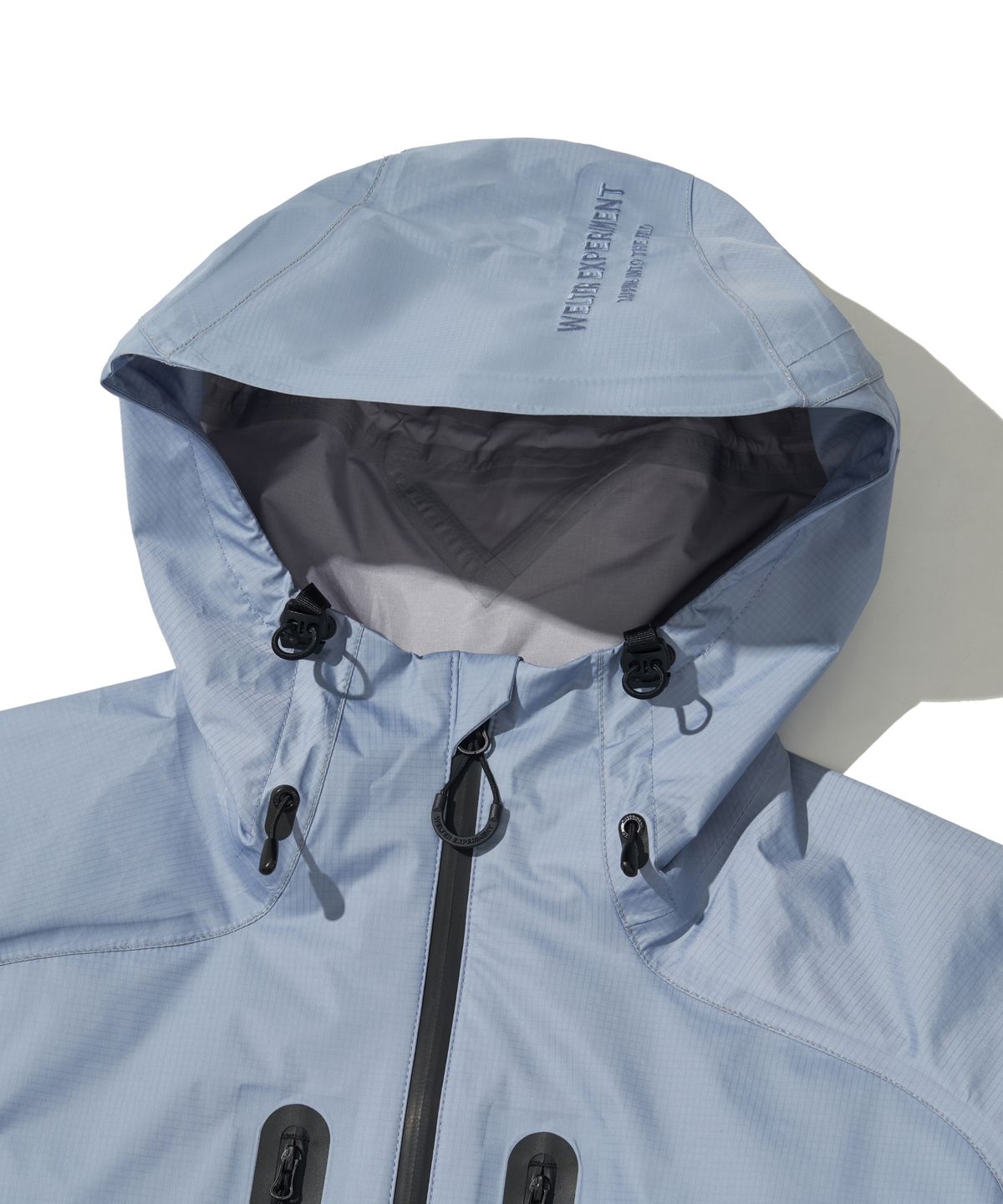 웰터 익스페리먼트(WELTER EXPERIMENT) 3LAYER REFLECTIVE STITCH JACKET_LIGHT BLUE_WOL057