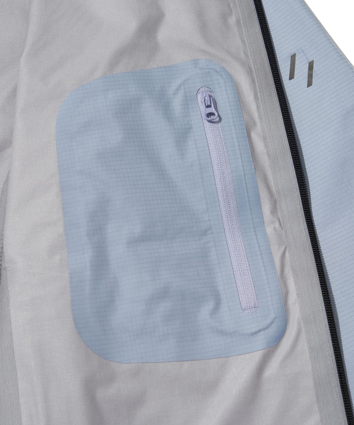 웰터 익스페리먼트(WELTER EXPERIMENT) 3LAYER REFLECTIVE STITCH JACKET_LIGHT BLUE_WOL057