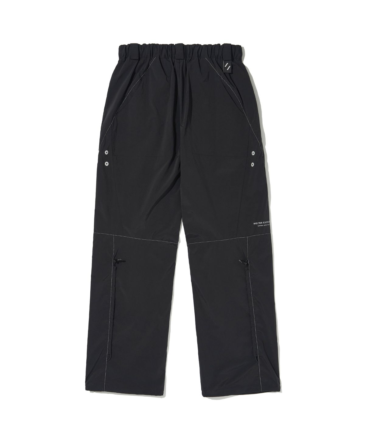 웰터 익스페리먼트(WELTER EXPERIMENT) HIKE REFLECTIVE STITCH PANTS_BLACK_WPL035