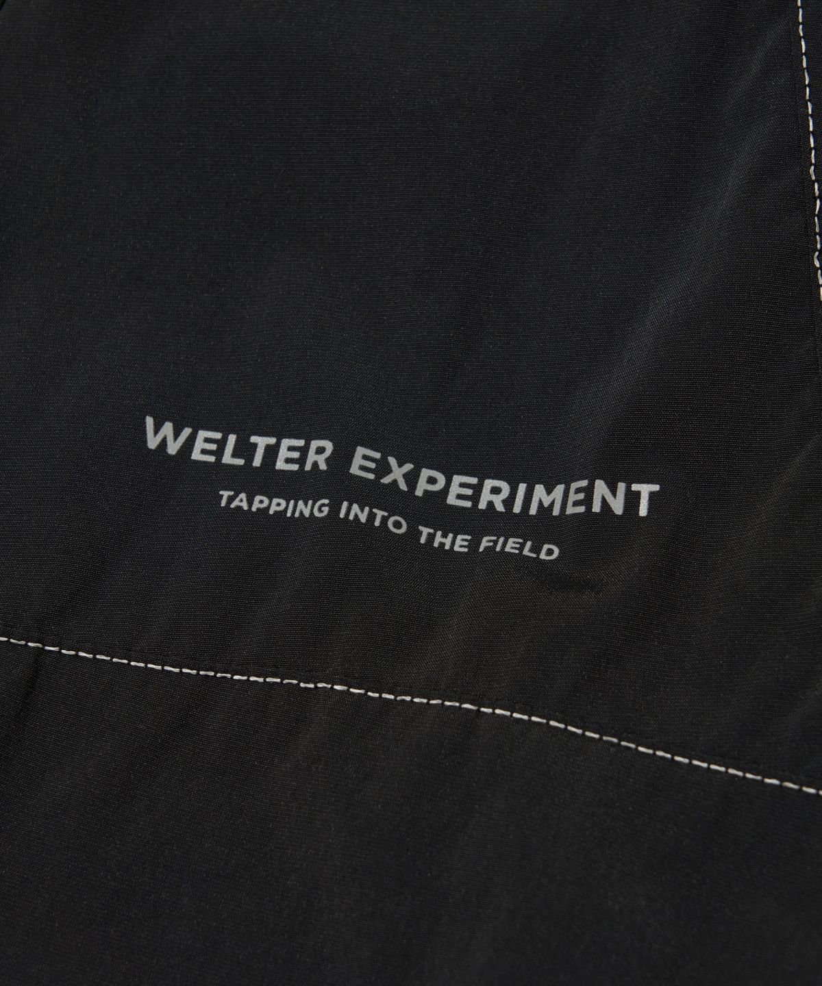 웰터 익스페리먼트(WELTER EXPERIMENT) HIKE REFLECTIVE STITCH PANTS_BLACK_WPL035