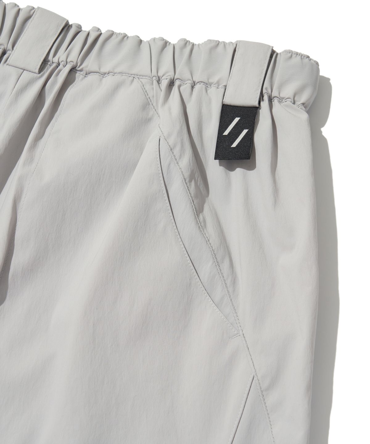 웰터 익스페리먼트(WELTER EXPERIMENT) HIKE REFLECTIVE STITCH PANTS_LIGHT GRAY_WPL036