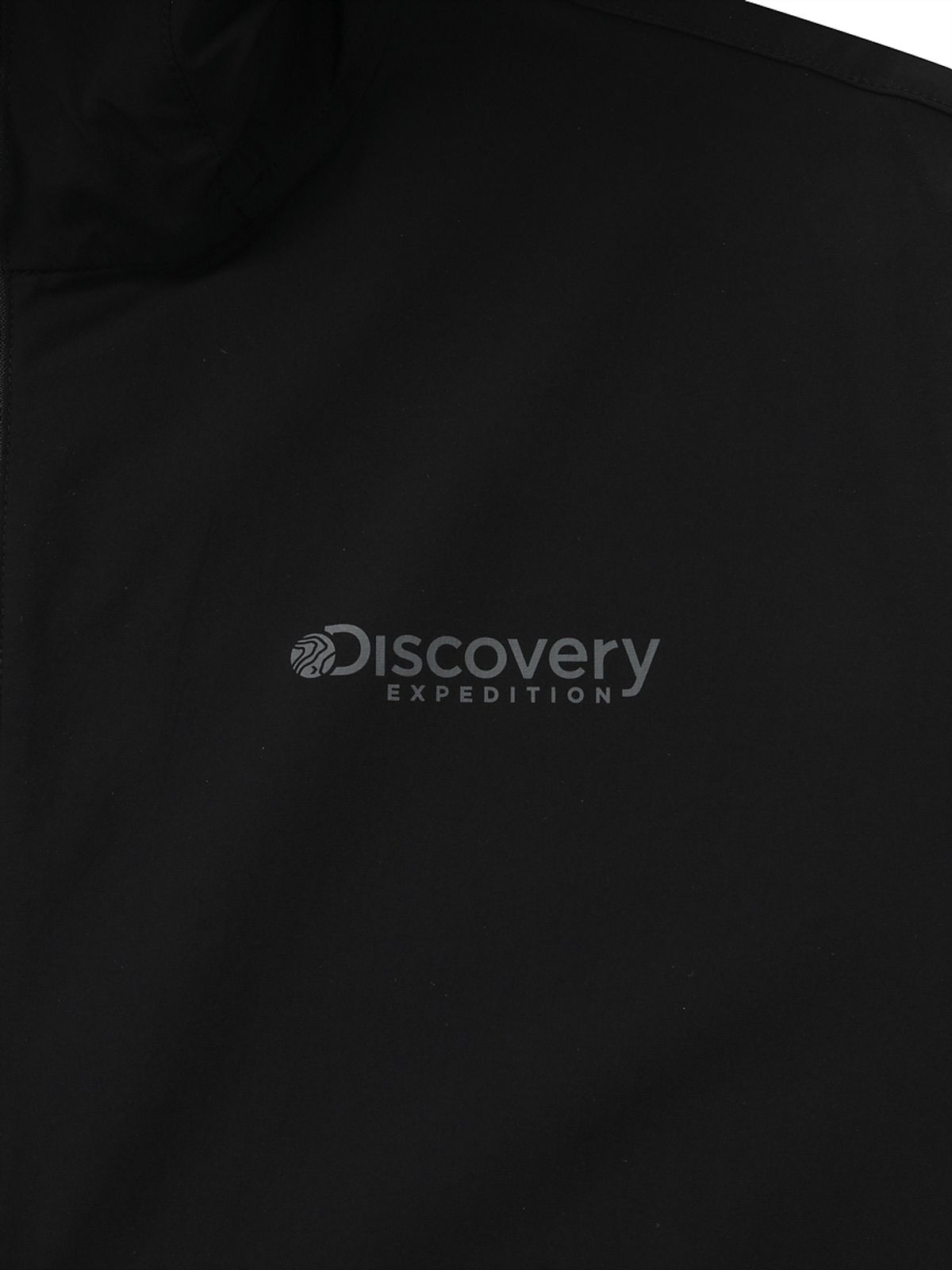 디스커버리 익스페디션(DISCOVERY EXPEDITION) 우븐 폴튼 반팔 후디드 아노락 (BLACK)